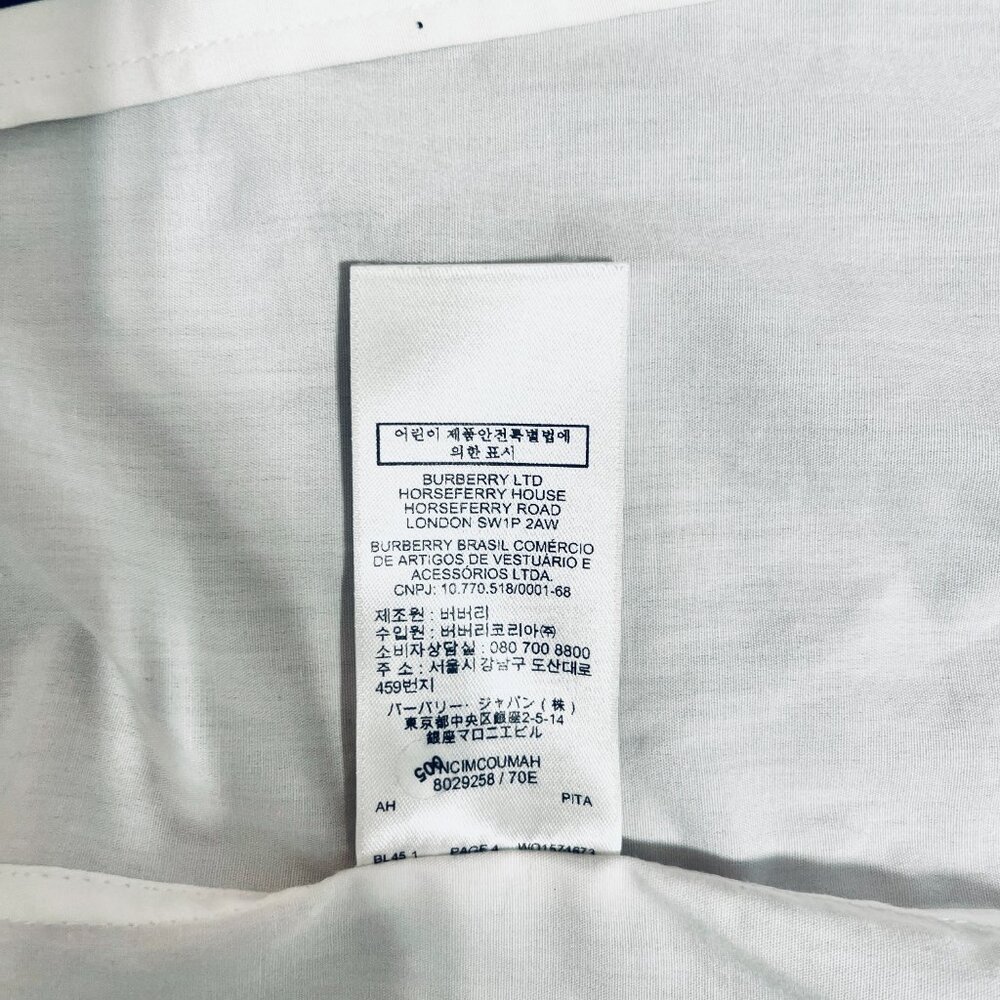 Burberry Men Dress shirt XXS white - Picture 8 of 9